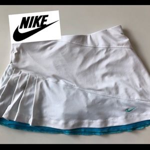Great for summer Nike tennis skirt white blue